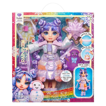 Rainbow High Winter Wonderland Doll- Violet Purple
